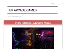 Tablet Screenshot of ibparcade.com